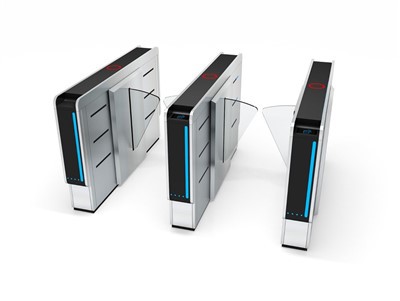 Poartă de barieră cu clapetă de control acces